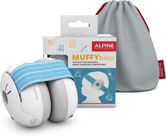 ALPINE Muffy Protection auditive bébé pour enfants 0-36 mois 23db + étui