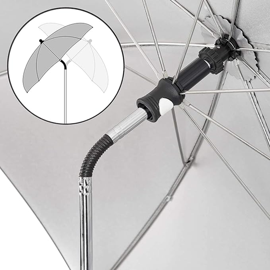 Protector de paraguas ZAMBOO para cochecito, diámetro 73 cm, protección UV