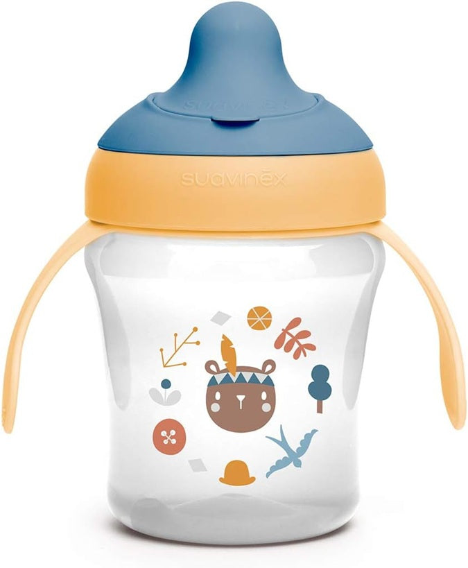 SUAVINEX Tasse d’apprentissage anti-fuite avec bec dur 200 ml 6 m+