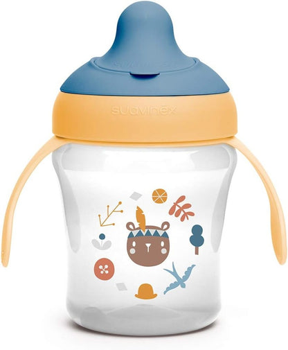 SUAVINEX Tasse d’apprentissage anti-fuite avec bec dur 200 ml 6 m+