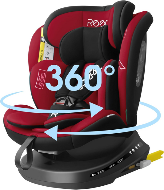 REECLE i-Size silla de coche giratoria 360° 0-12 años 40-150 cm