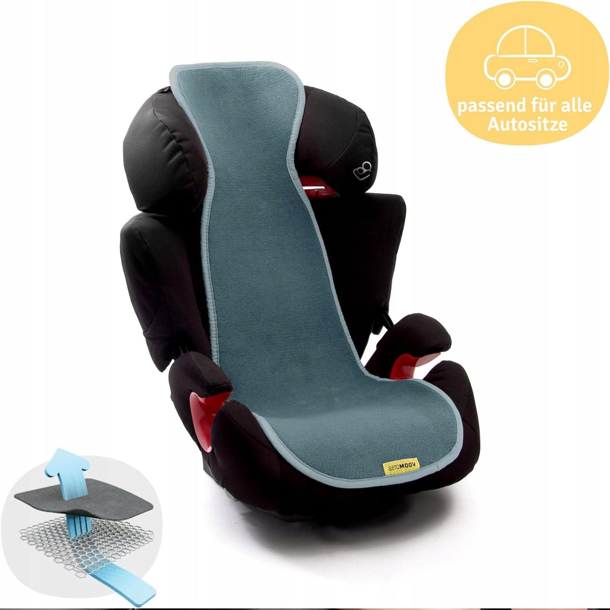 AEROMOOV capa de aire inserto antisudor para silla de coche grupo 2/3
