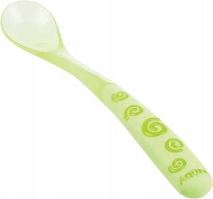 NUBY cucchiaini con punta morbida e manico lungo 6m+ 3 pezzi