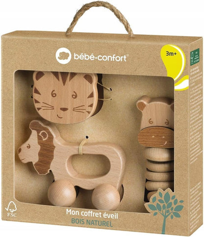 BEBE CONFORT fa csörgős játék szett 3 hónap+