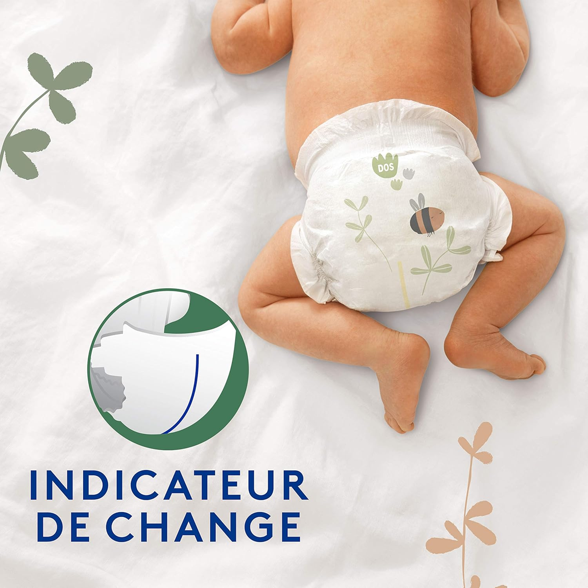 LOTUS BABY környezetbarát eldobható pelenkák, 1-es méret (2–5 kg) 20 db