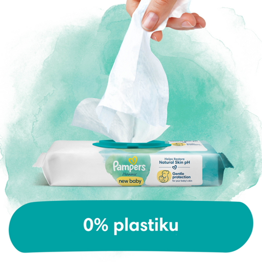 PAMPERS HARMONIE Feuchttücher NEW BABY x46