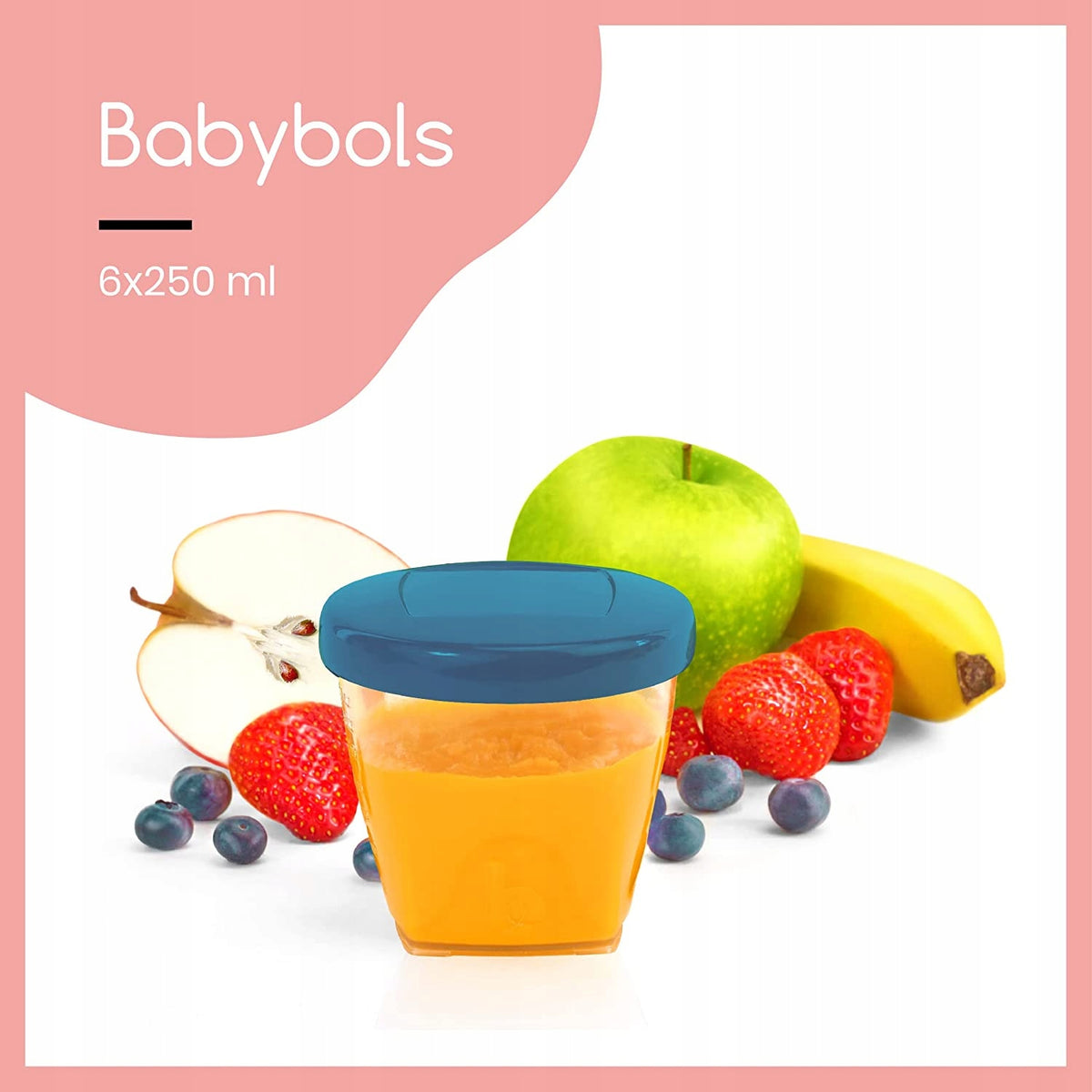 BABYMOOV Babybols recipiente 6 x 250 ml