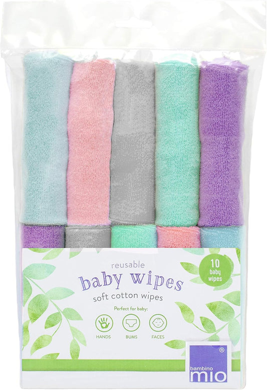 BAMBINO MIO opakovane použiteľné obrúsky x10