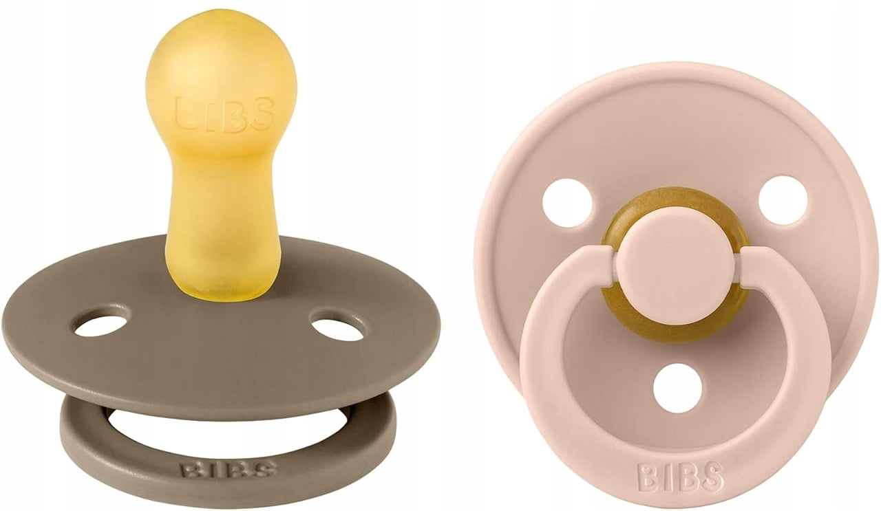 BIBS COLOUR nyugtatócumik 2 db-os, kaucsuk, 6 hónapos kortól