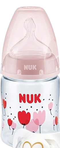 NUK First Choice+ biberon 150 ml 0-6 luni tetină S