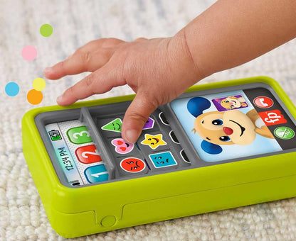 FISHER-PRICE interaktív SMARTFON 75 angol nyelvű dallal, mondattal és hanggal