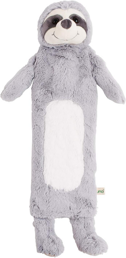 UMOI plyšová termoforová láhev na vodu 0,9 litru 46 cm LENIVEC