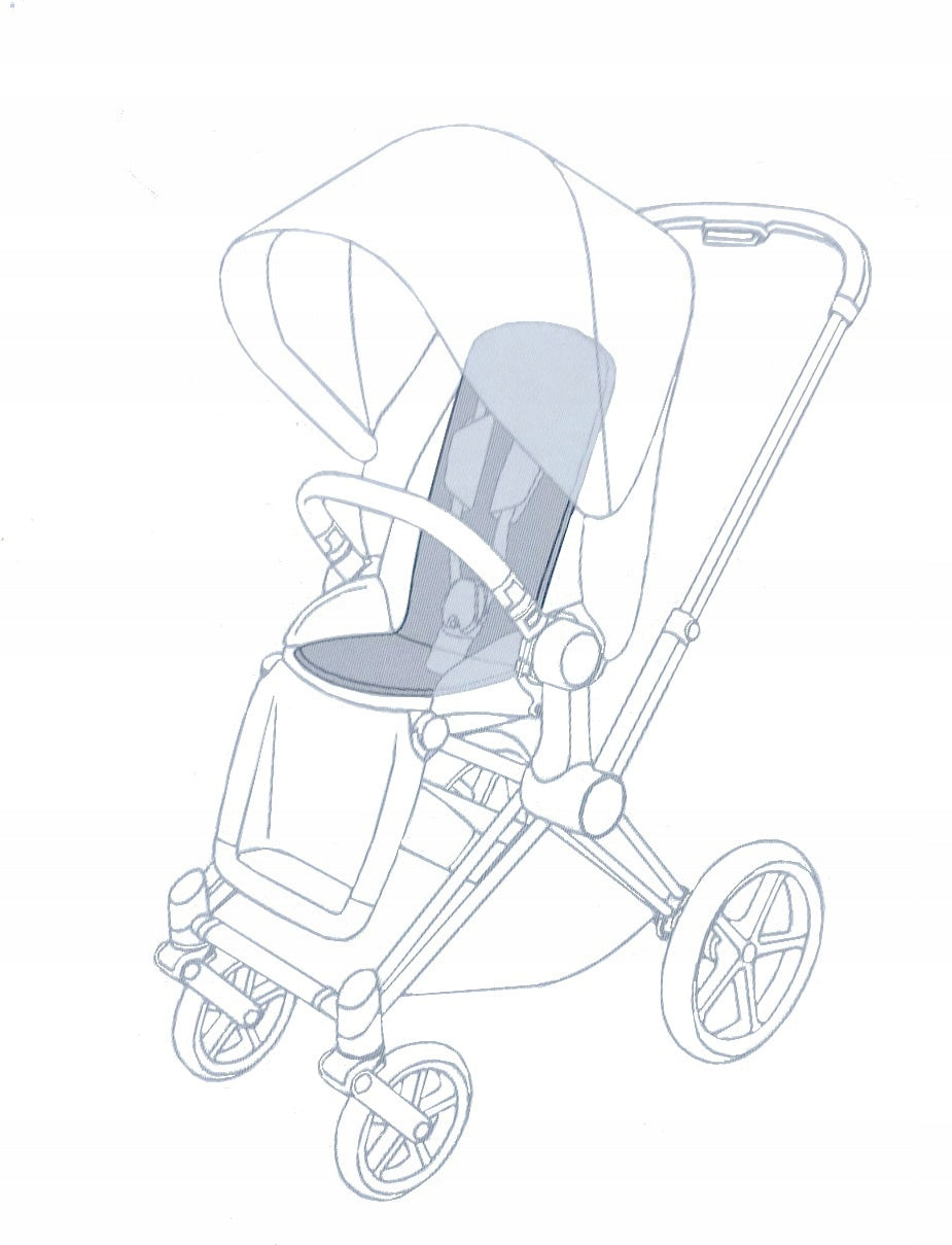 designed for Cybex strollers, breathable material that is skin-friendly