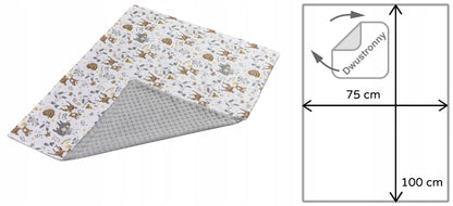 MEDIPARTNERS baby blanket, 75x100 MINKY blanket