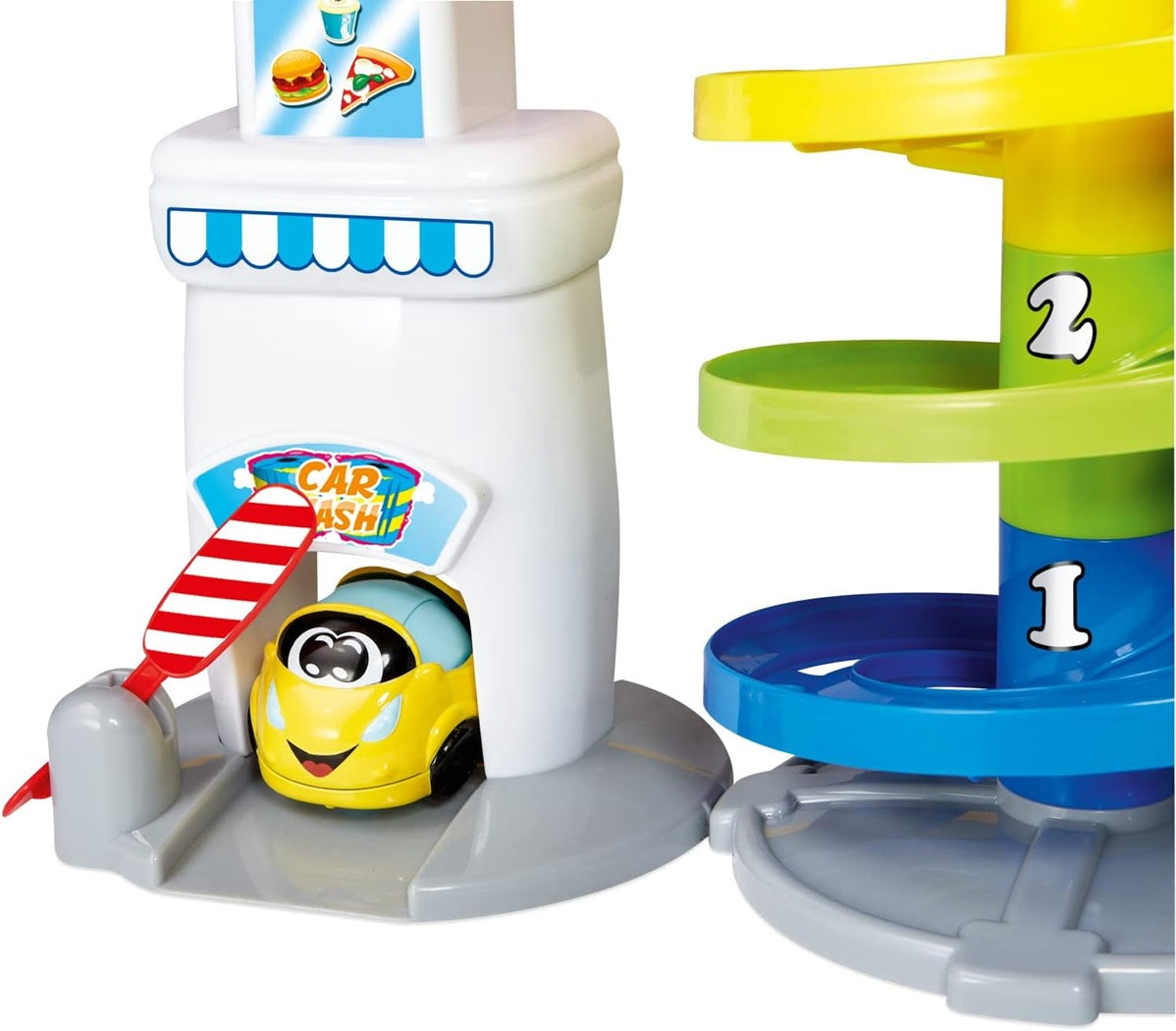 CHICCO parcheggio multipiano 37 cm + auto Turbo Ball