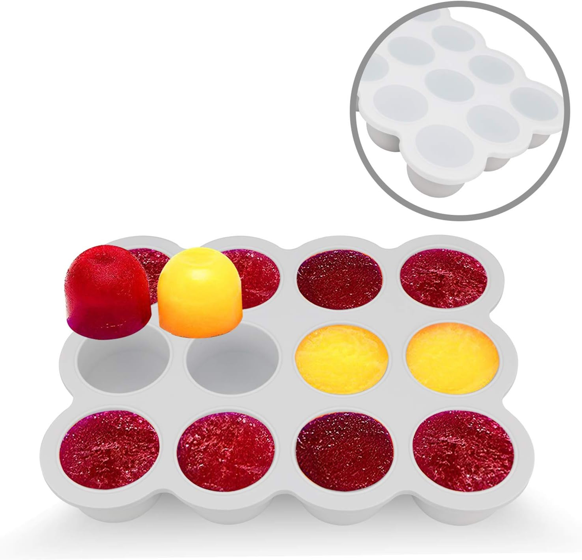 Fresh Foods silikonová forma na zmrazování potravin 12 x 75 ml