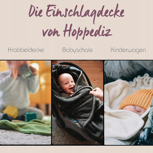 HOPPEDIZ bundazsák takaró autósüléshez, 3- és 5-pontos biztonsági övhöz, POLAR