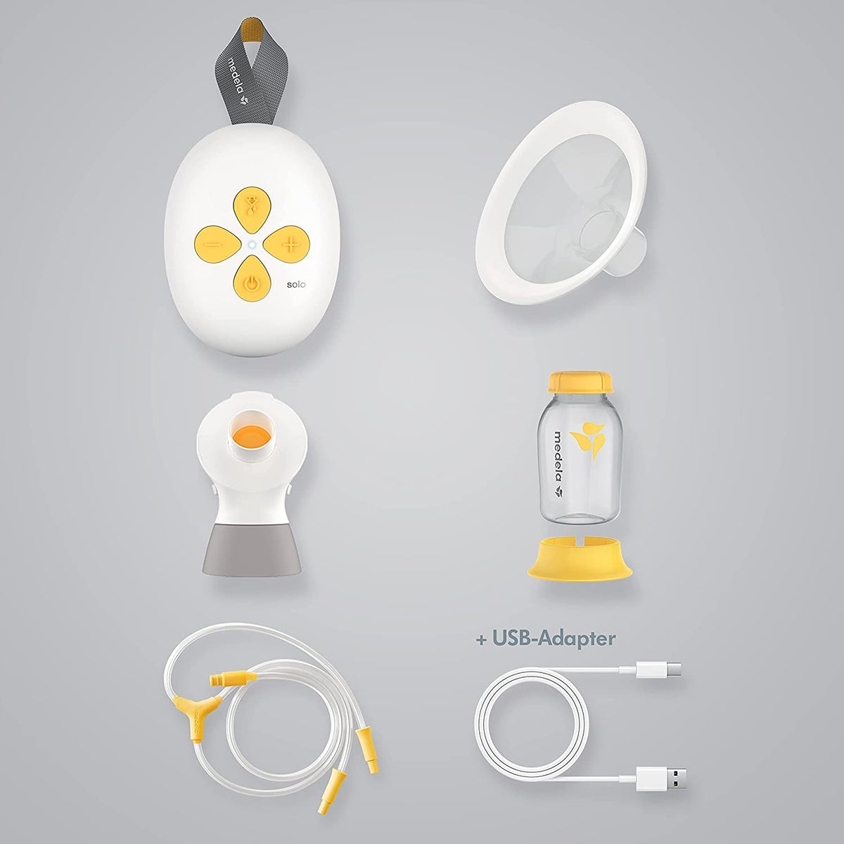 MEDELA SOLO sacaleches eléctrico de 2 fases con USB