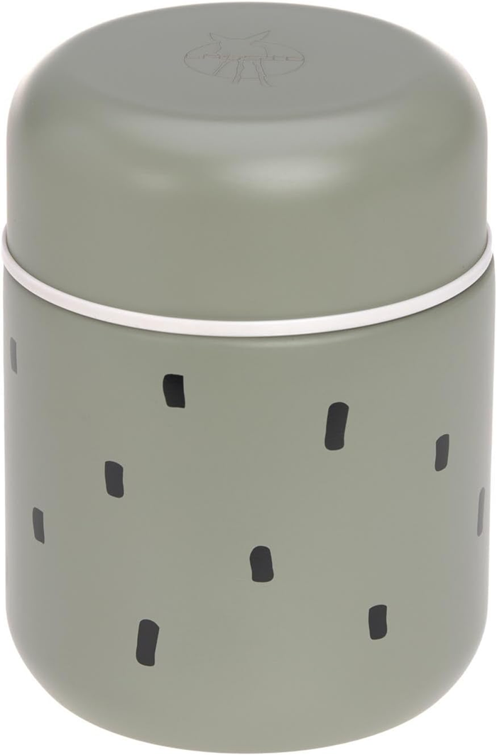 LASSIG Food Jar Happy Prints TERMOS OBIADOWY ze stali nierdzewnej 350 ml