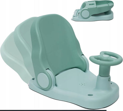 Scaun de baie pentru copii 6m+ cu volan
