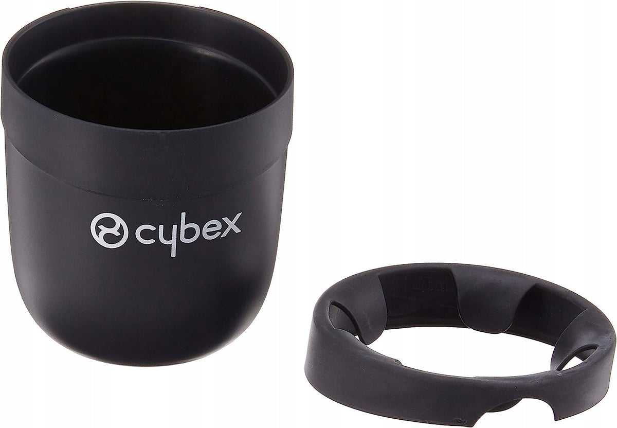 CYBEX uchwyt na kubek do fotelika, czarny, praktyczny uchwyt do fotelika samochodowego dla dziecka