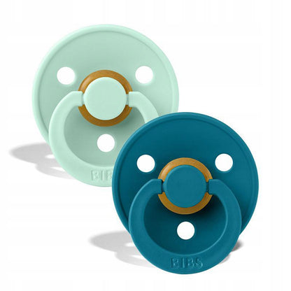 BIBS COLOUR nyugtatócumik 2 db-os, kaucsuk, 6 hónapos kortól