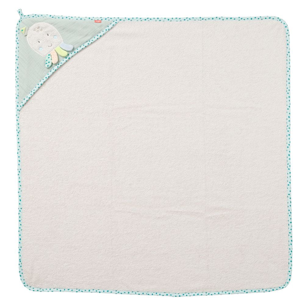 FEHN Criaturas Marinas Toalla con capucha 80x80 cm para bebés