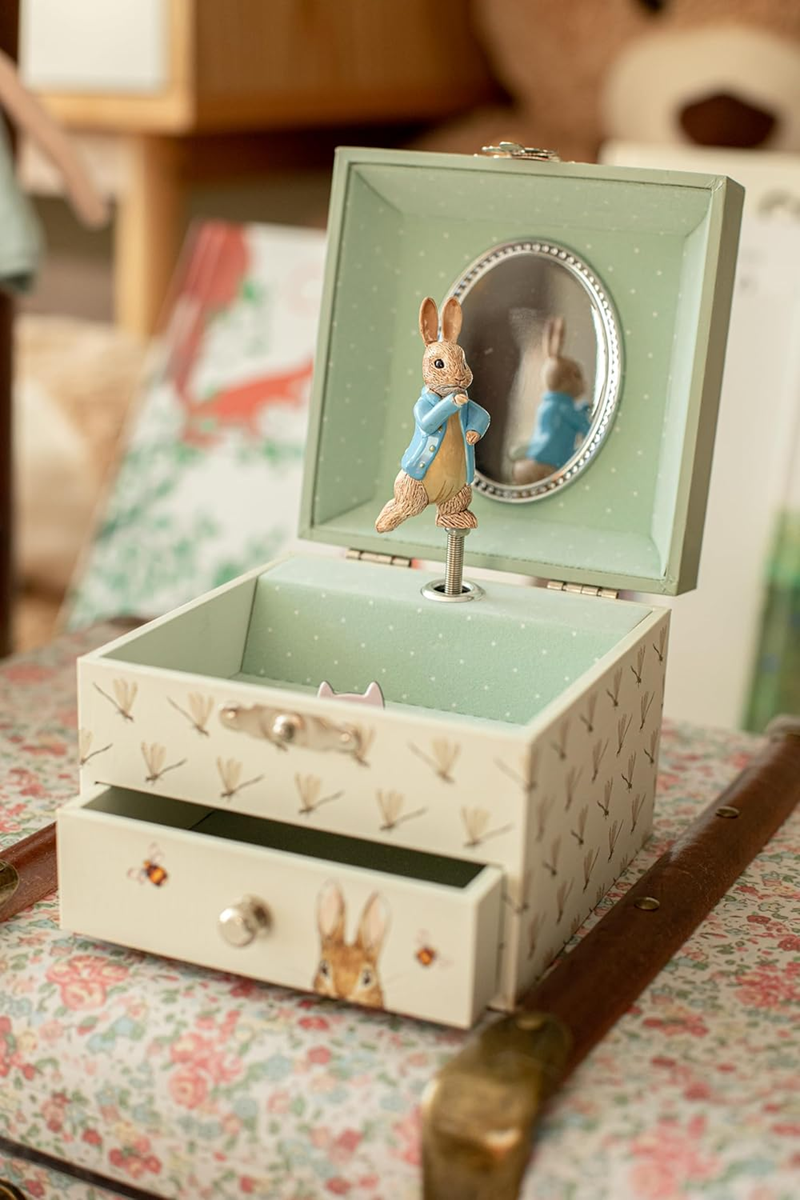 TROUSSELIER Peter Rabbit winding music box