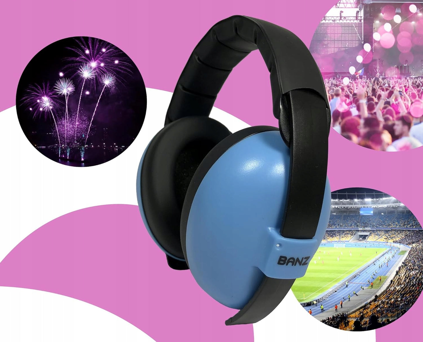 BANZ Hear No Blare hallásvédő fejhallgató 0–24 hó, 31db