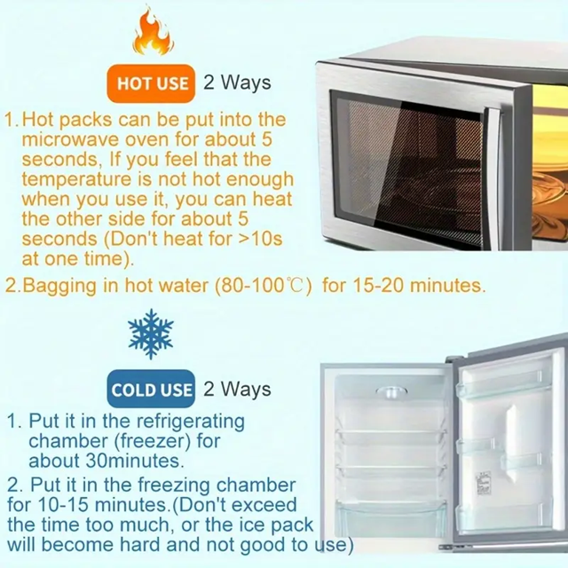 COMPRESĂ x 2 comprese cu gel pentru sâni CALD RECE