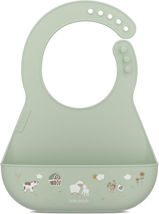 MEPAL babero de silicona con bolsillo 6-24 meses
