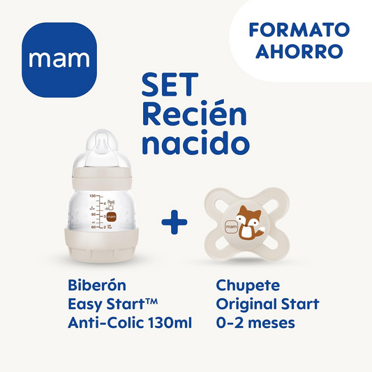 MAM Easy Start Antikolik-Flasche 130ml + Schnuller