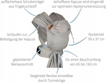 HOPPEDIZ hop-tye Buckle ergonomické nosítko