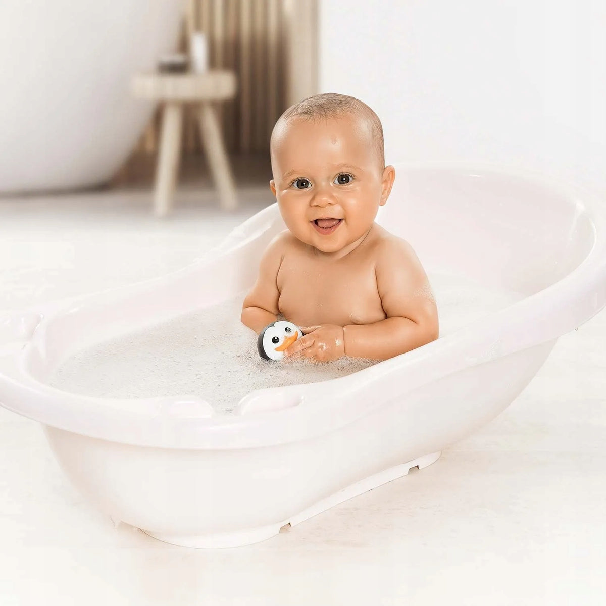 REER MyHappyPingu 2în1 termometru digital pentru baie și cameră