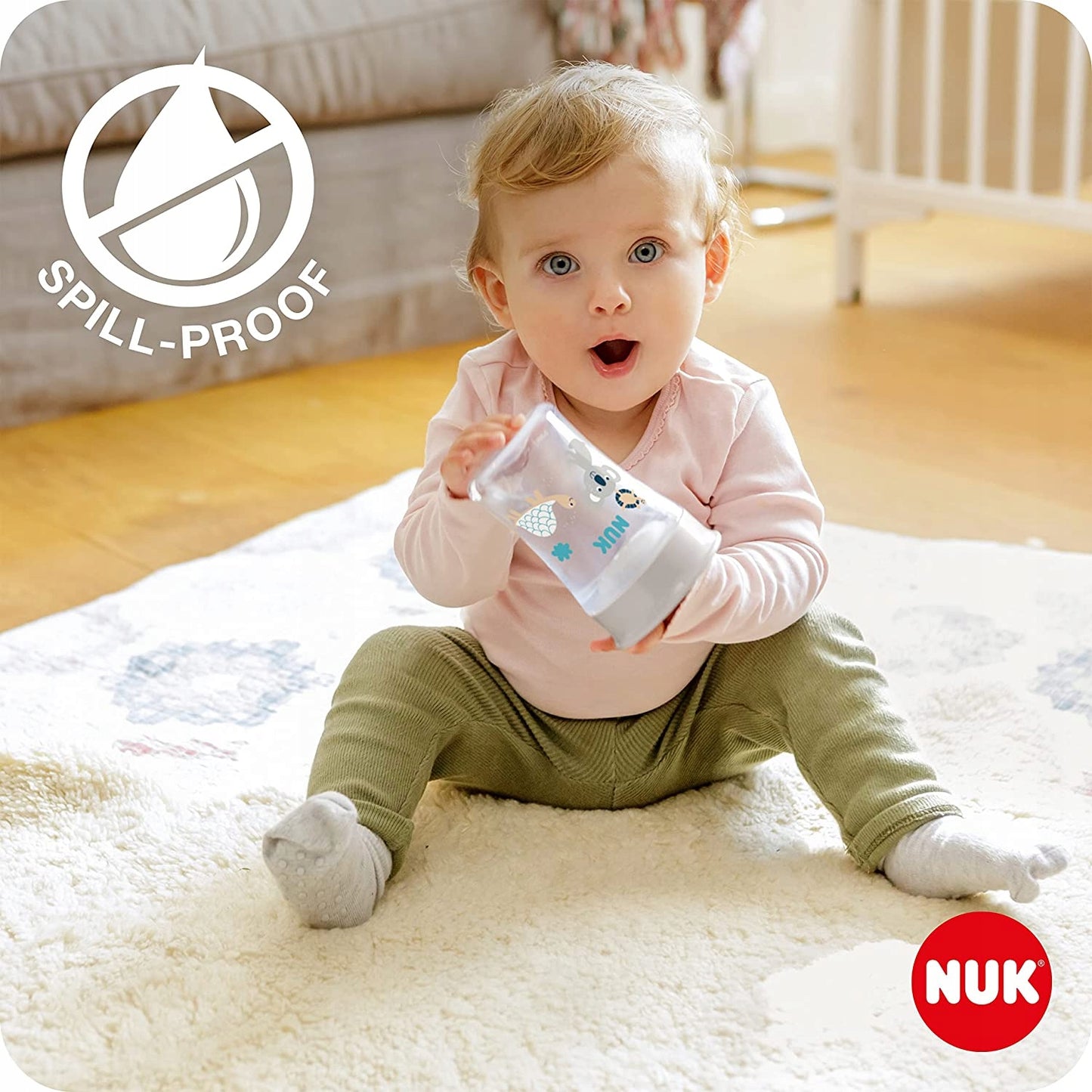 NUK Magic Cup spill-proof cup 230 ml, 360-degree drinking rim