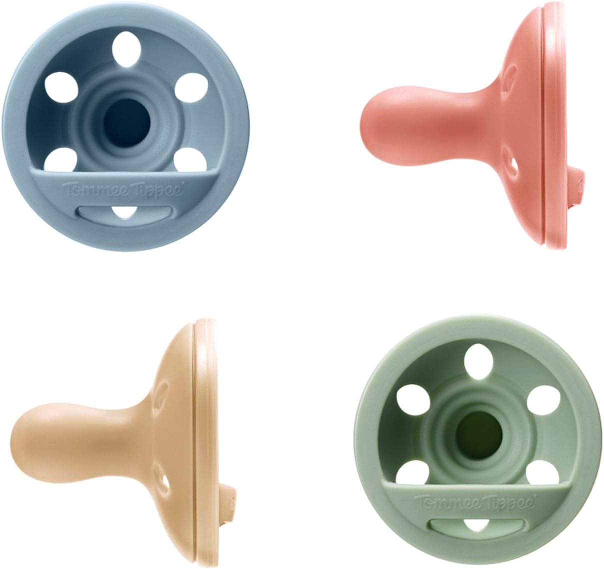 TOMMEE TIPPEE Breast Like pacifiers x4
