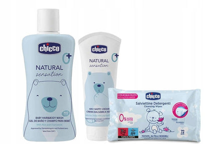 CHICCO Natural pelenkatáska hátizsák és kiegészítők + kozmetikumok
