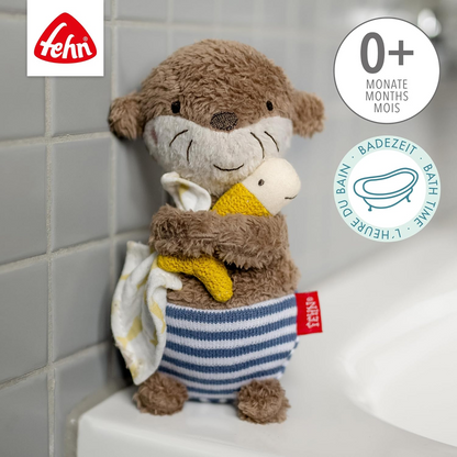 FEHN plüss ölelhető fürdőjáték VIDRA 17 cm