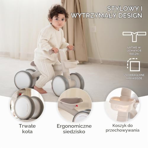 KikkaBoo ZIPI futóbicikli gyerekeknek 1-3 éves korig