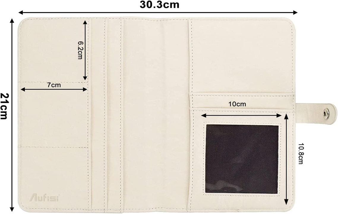 AUFISI műbőr terhességi kártyatartó tok 15 21 db cm