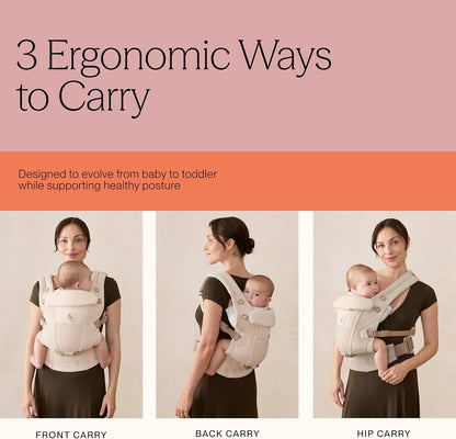 ERGOBABY ADAPT SoftFlex MESH εργονομικό μάρσιπο 3,2-20 kg