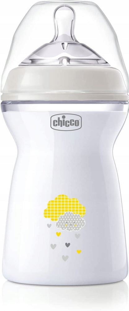 CHICCO NaturalFeeling bottle with quick-flow teat