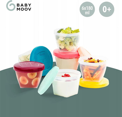BABYMOOV Babybols beholdere 6 x 180 ml