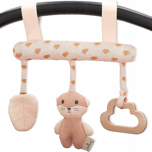 STERNTALER trapez zawieszka do wózka drewniany gryzak WYDRA OTTI 20 cm "O