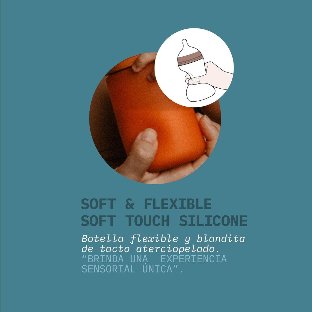 SUAVINEX SELECTION biberón con tetina simétrica SX PRO 240ml 3m+