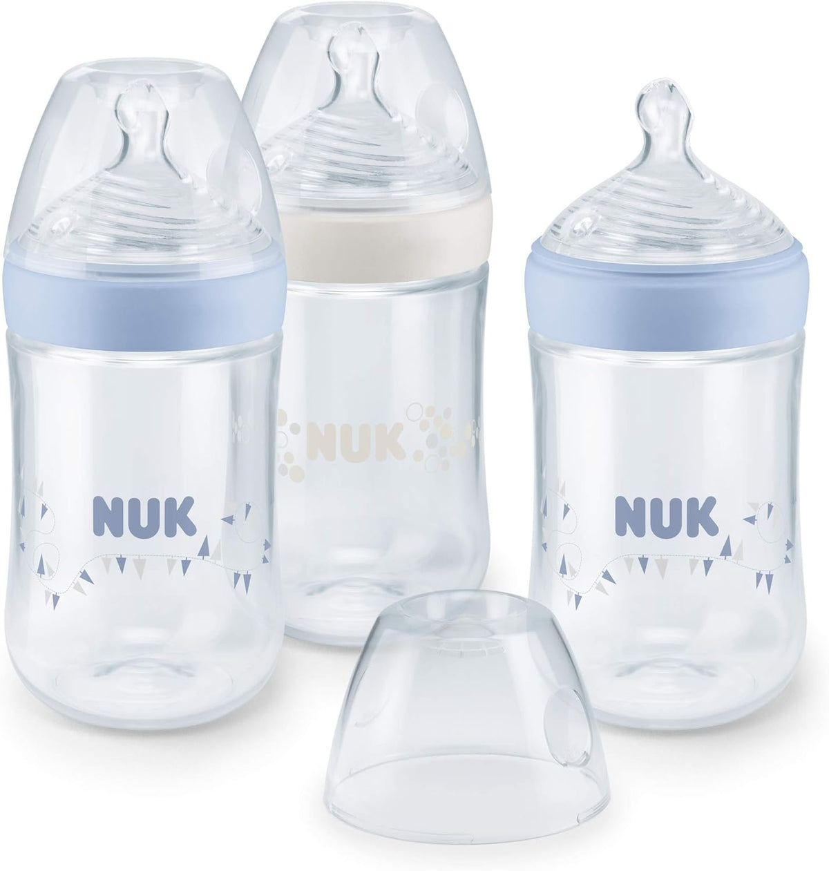 NUK Nature Sense set de 3 biberones, edad 6-18 meses