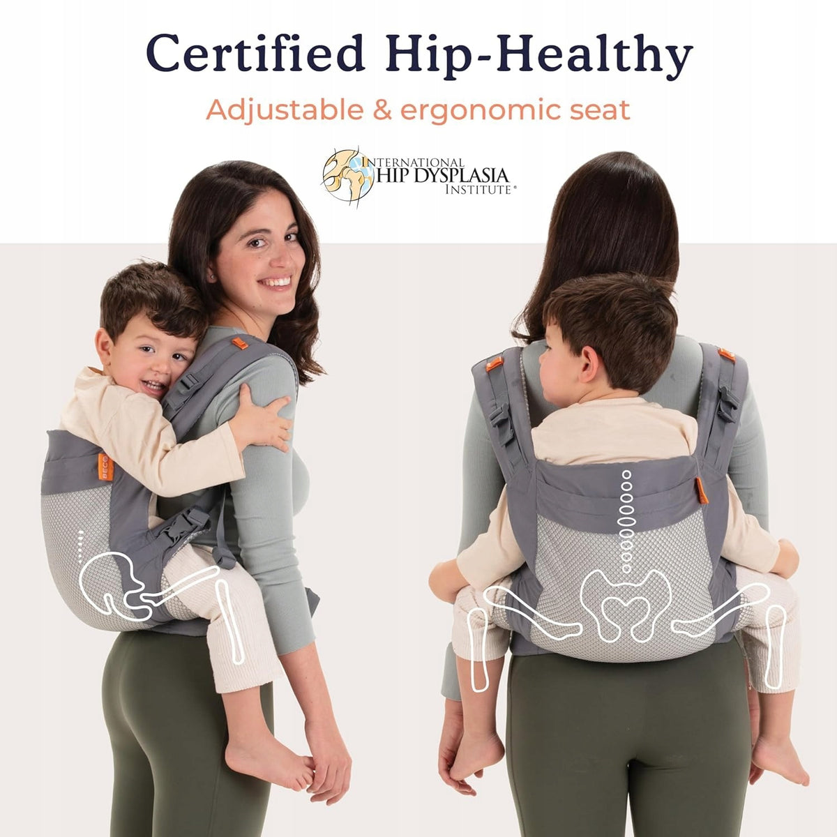 Μάρσιπος BECO TODDLER με πόρπες 9-27kg 3d mesh