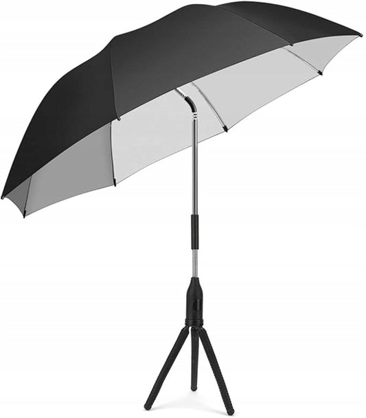 RIOGOO parasol de protection pour poussette diamètre 73cm UV 50+ imperméable
