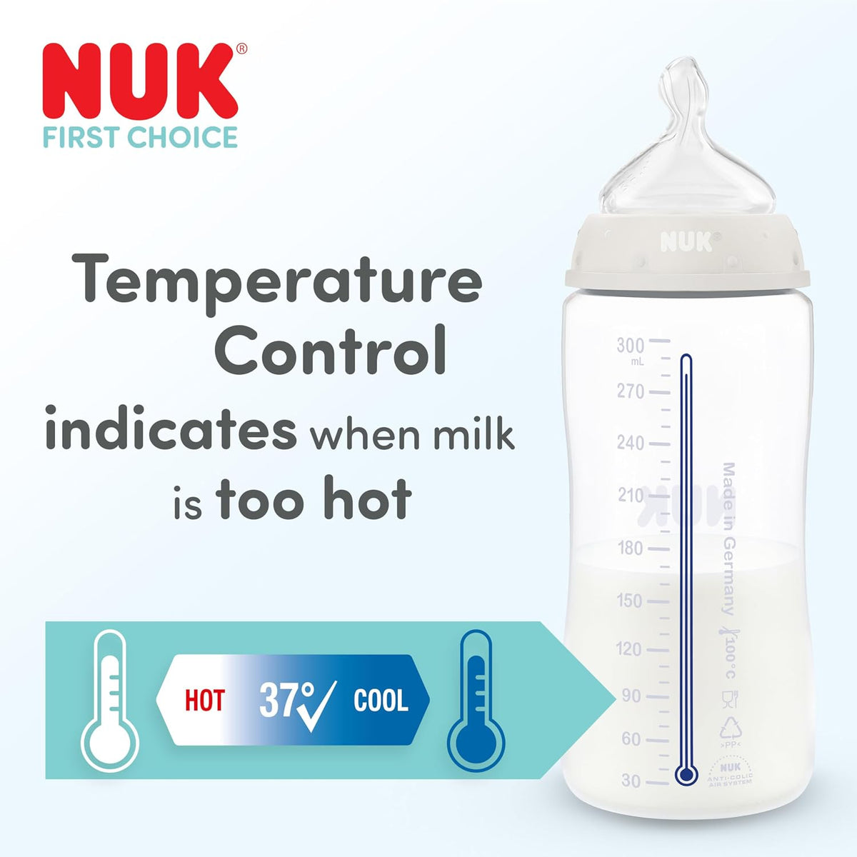 NUK First Choice Perfect Start cumisüvegkészlet 0–6hó 8 darabos