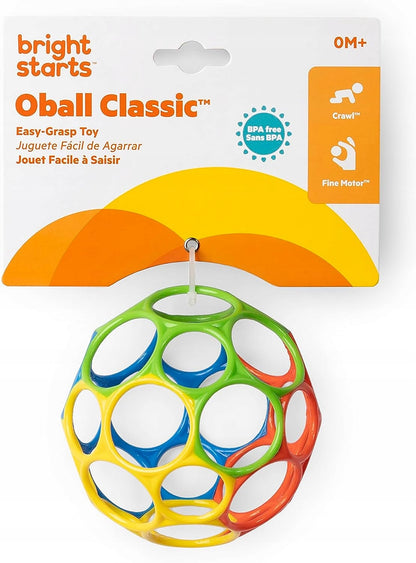BRIGHT STARTS Oball rágóka fogantyús labda 10 cm